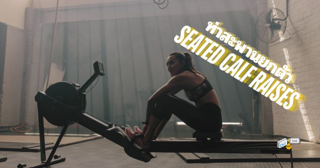 ท่านั่งยกส้นเท้า Seated Calf Raises